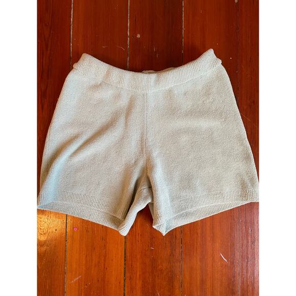 SKIMS Terry Lounge Set mint Bralette and Shorts Set Size M - Picture 3 of 7